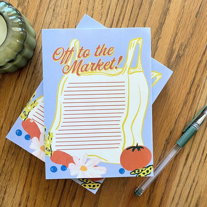 Farmers Market Notepad for wholesale by Sure Fire Studio