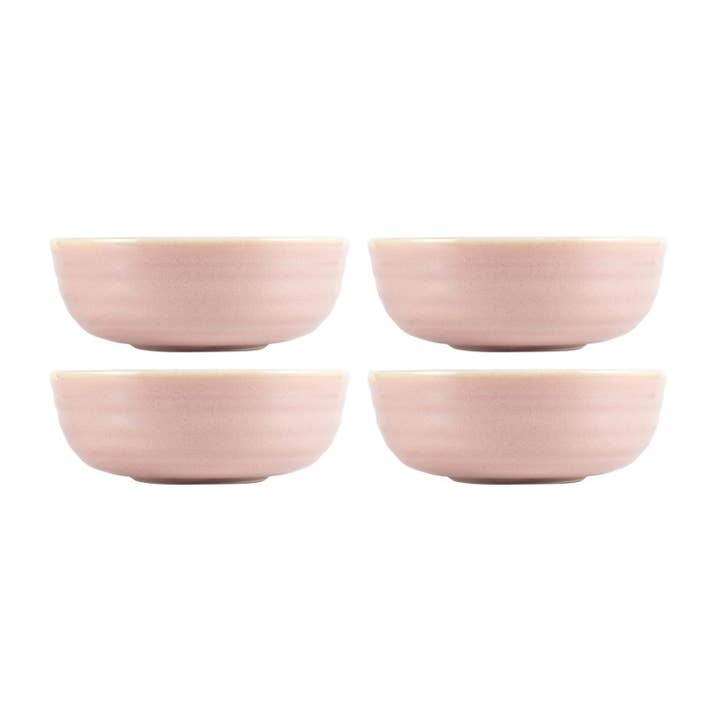Pink Pott dia.5.75" h:2" 16 oz. Round Pink Porcelain Bowl (Set of 4) for wholesale by TURGLA HOME