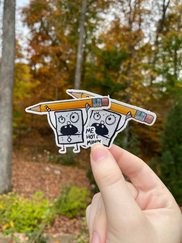 Autocolantes Doodlebob / Autocolantes Me Hoy Minoy por atacado de contemporarycaroline