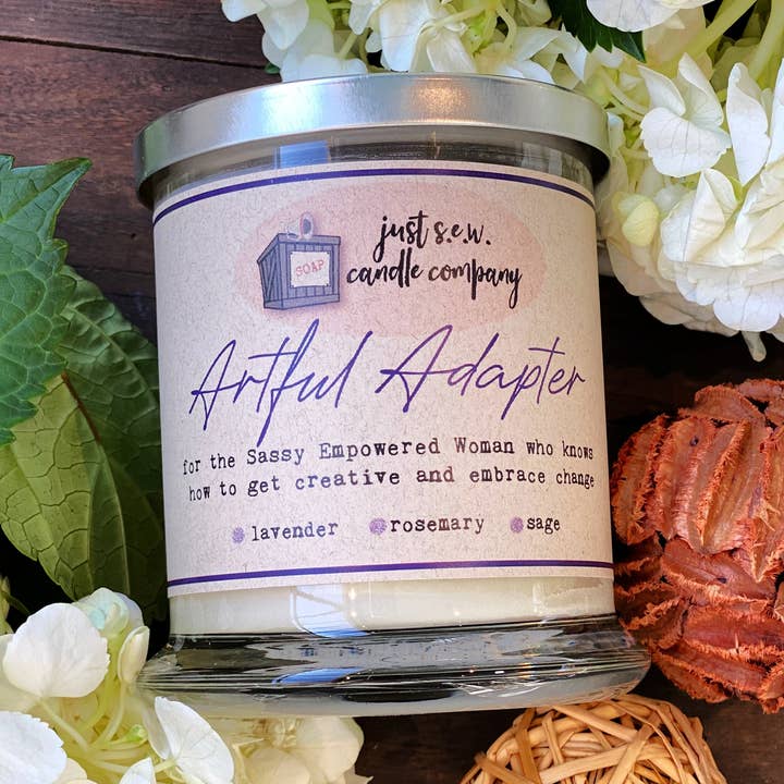 Artful Adapter for wholesale by Just SEW Candle Co