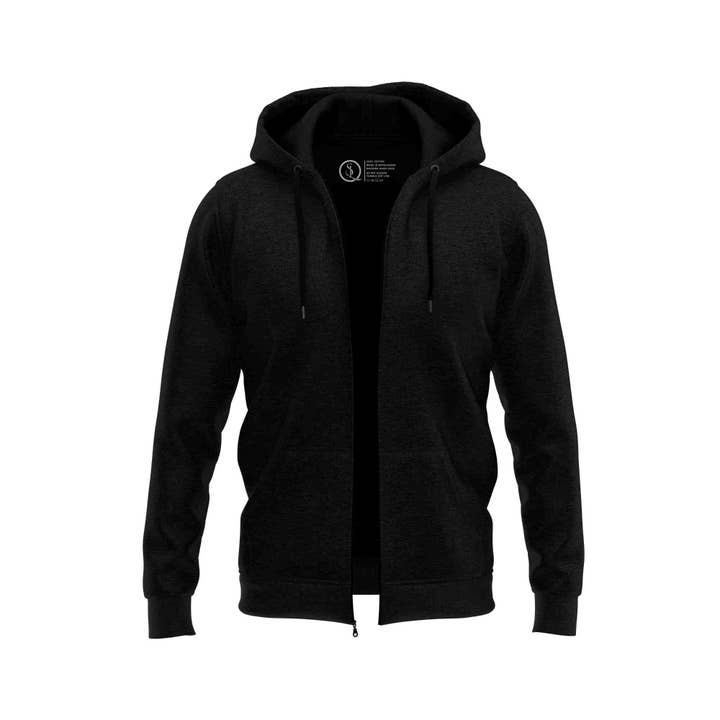 sweetlook – wholesale Hoodie – Men's – Mens Plain Zip Up Hoodies Jumper Fleece Hooded Sweatshirt3