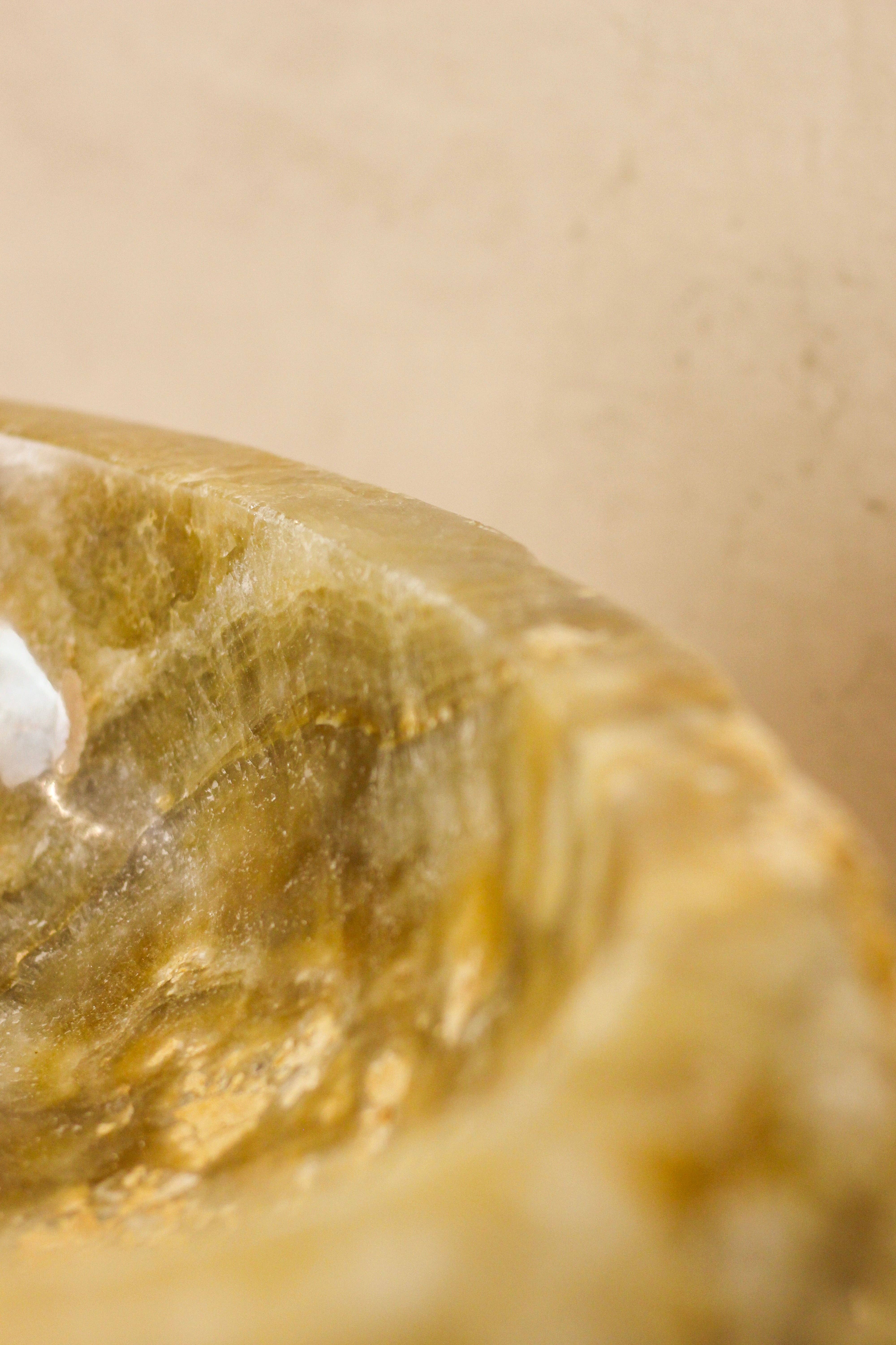 Botanical Boys - Vente Ensemble d'accessoires pour salle de bain - Vasque en onyx bord brut - n° 29