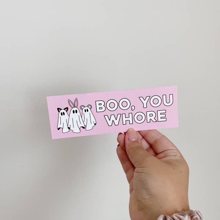 Boo, You Whore Mean Girls Spooky Bookmark for wholesale by Clay Collection Co.