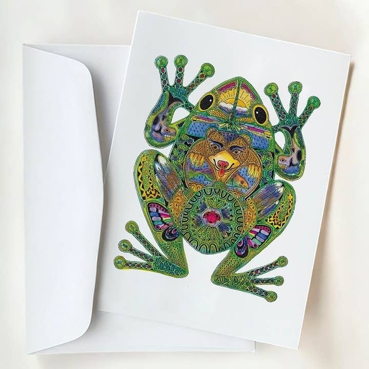 Frosch-Hinweis-Karte für den Großhandel von EarthArt International