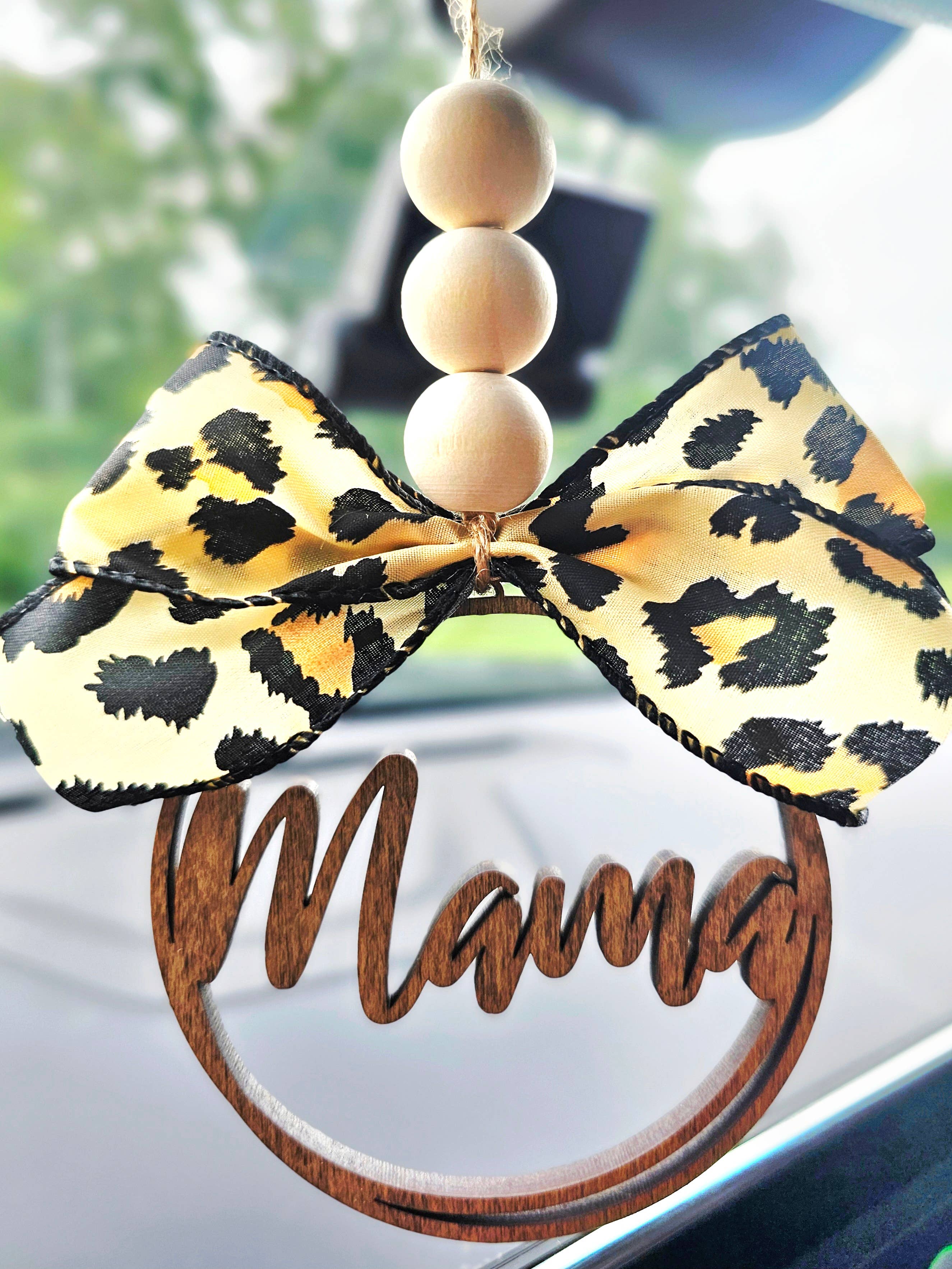 BD Lasers INC. - Vente Breloque décorative pour voiture – femme - Pendentif Rétroviseur Voiture Mama Ornement Porte-sac