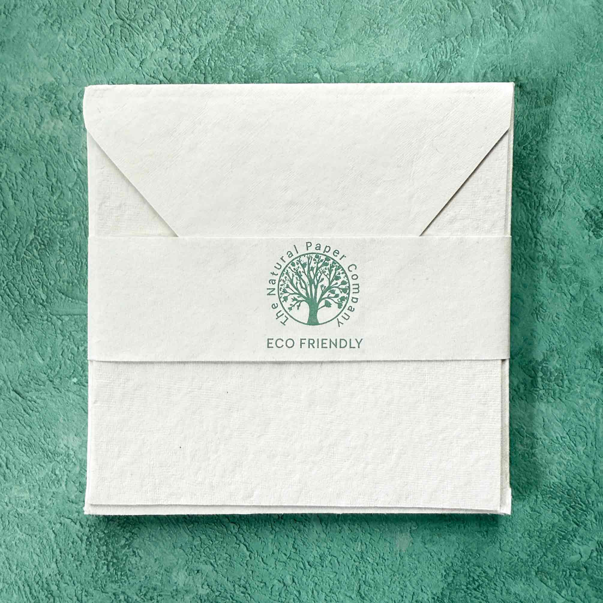 The Natural Paper Company - Vendita all'ingrosso Set di cartoleria/cancelleria - Carte e buste in cotone fatto a mano - Set di 54