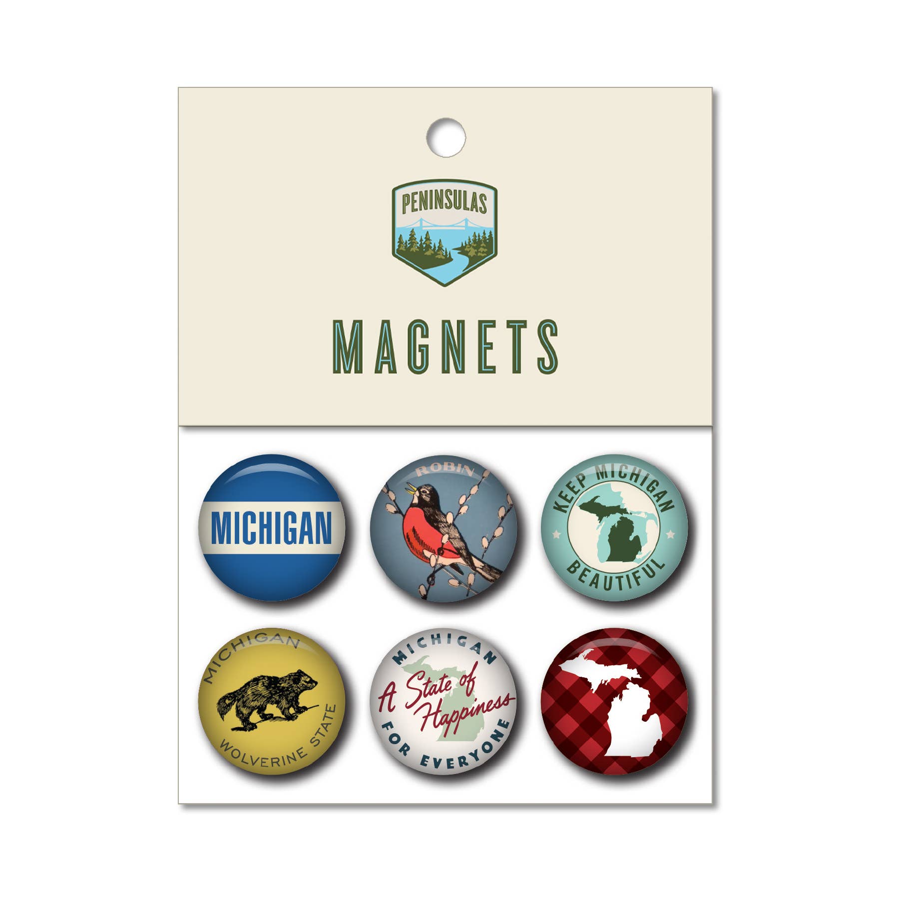 Peninsulas - Wholesale Magnet - Michigan Magnet Pack #2