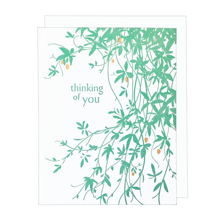 Vine Sympathy Card for wholesale by Navy Midnight Press