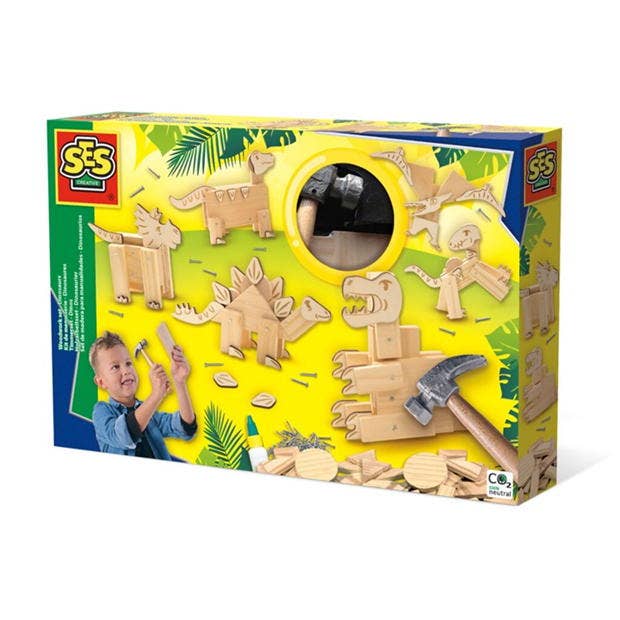 Woodwork set - Dinosaurs for wholesale by Robbie Toys Ltd