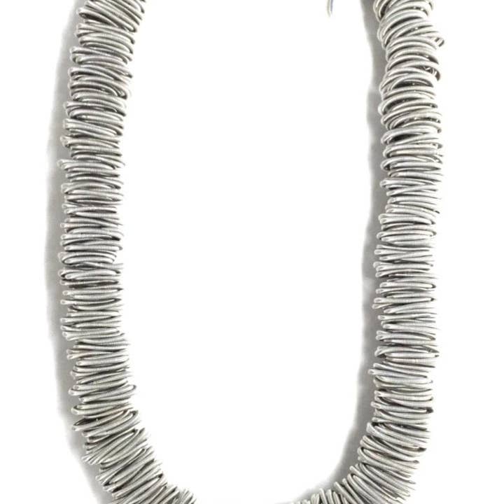 Sea Lily – wholesale Choker/Krage – 1084 - Silver Fjäderring N med singel Fluorit0