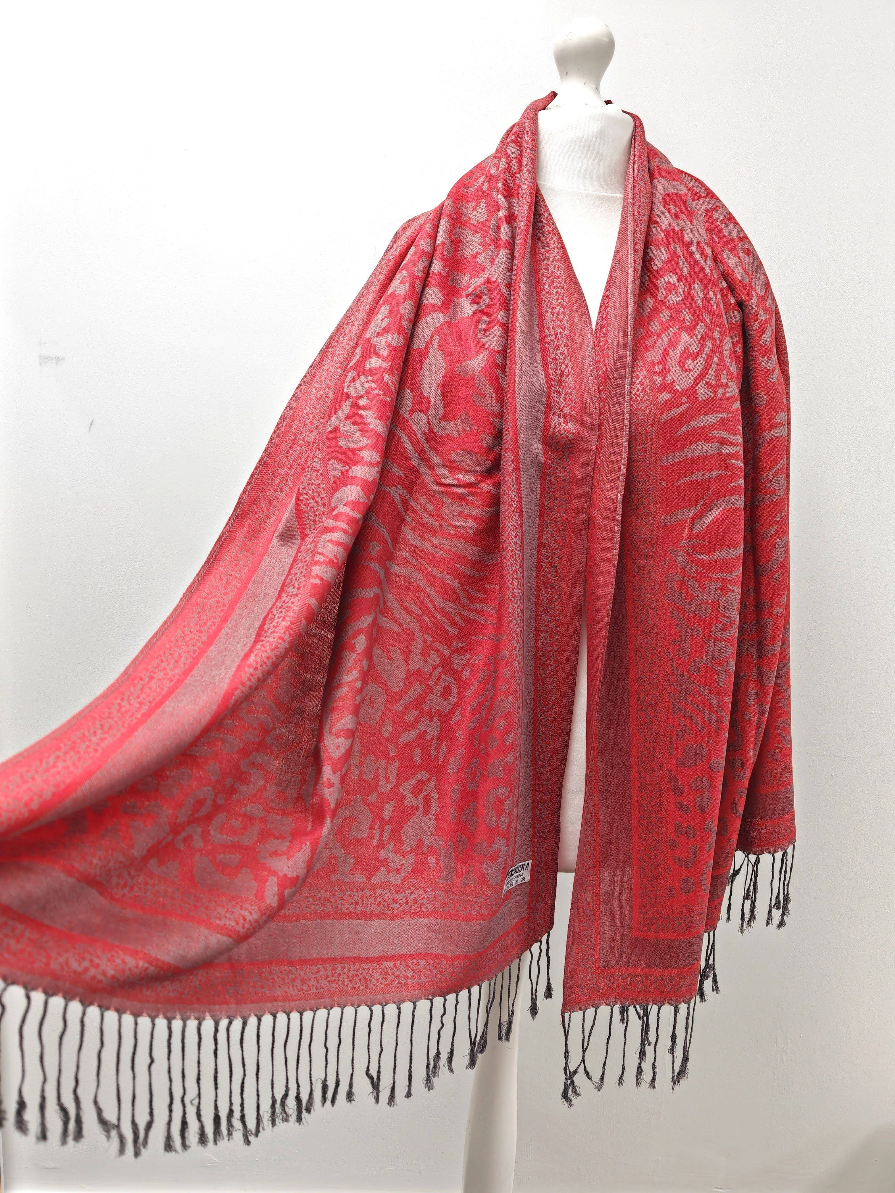 Superbia – wholesale Scarf – Women's – Super Soft Pashmina Scarf Shawl Wrap-2503 Animal Print10