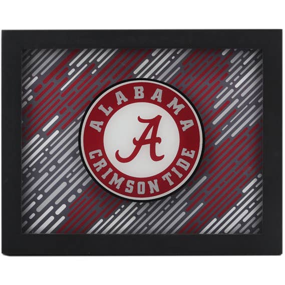 Open Road Brands, LLC - Wholesale Sign - University of Alabama Printed Glass Framed Wall Decor