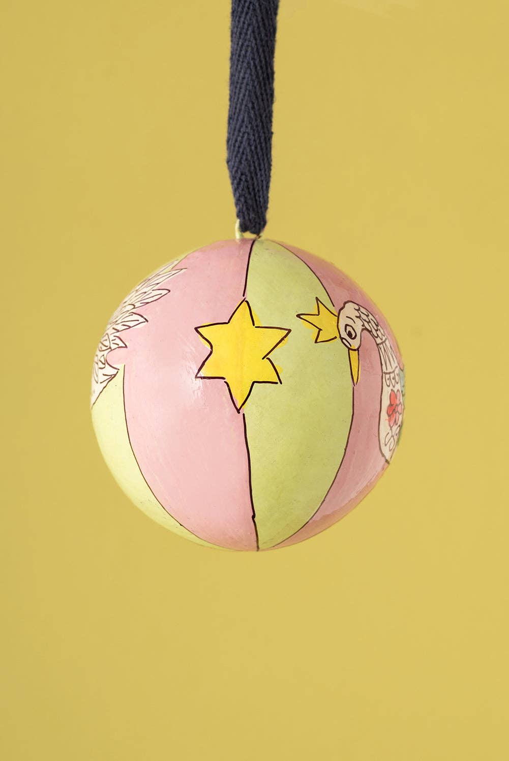 Ian Snow Ltd - Wholesale Ornament - Swan Carousel Bauble1