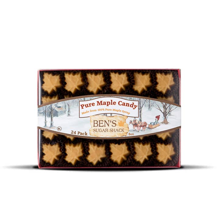 Pure Maple Candy 24 Pack for wholesale by Ben's Sugar Shack