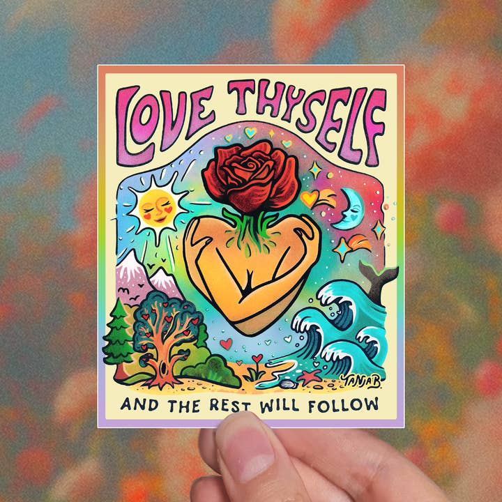 𝐍𝐄𝐔: Liebe dich selbst - Aufkleber für den Großhandel von SeeknRevel