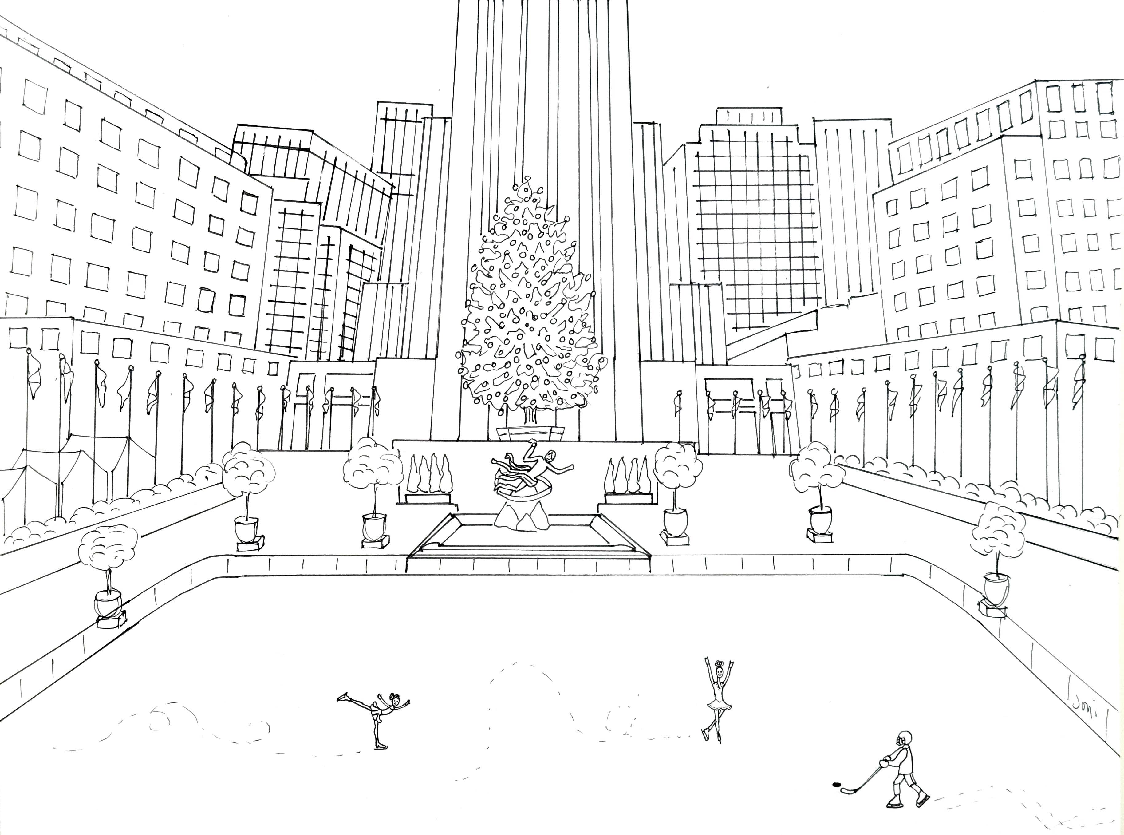 Color Our Town - Wholesale Coloring & Activity Book - Adult - Color New York City coloring book6