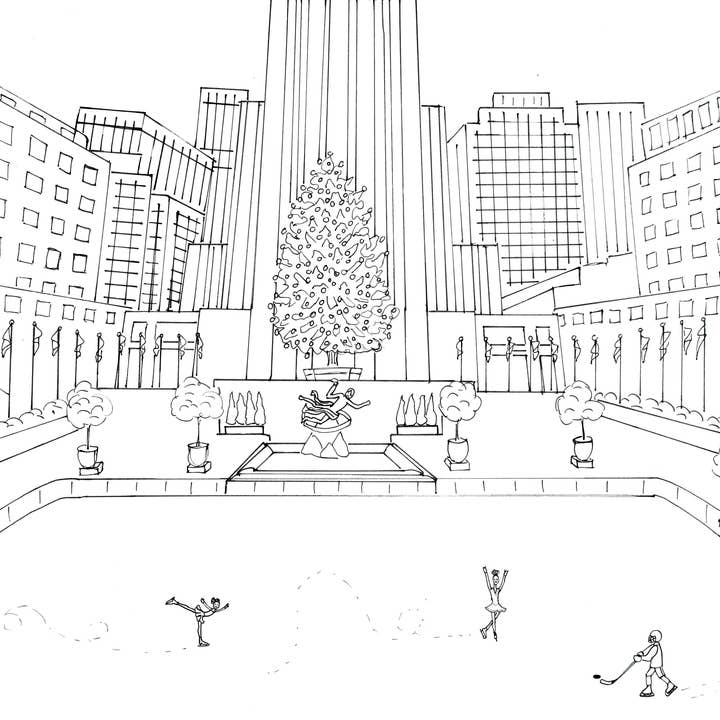 Color Our Town - Wholesale Coloring & Activity Book - Adult - Color New York City coloring book6