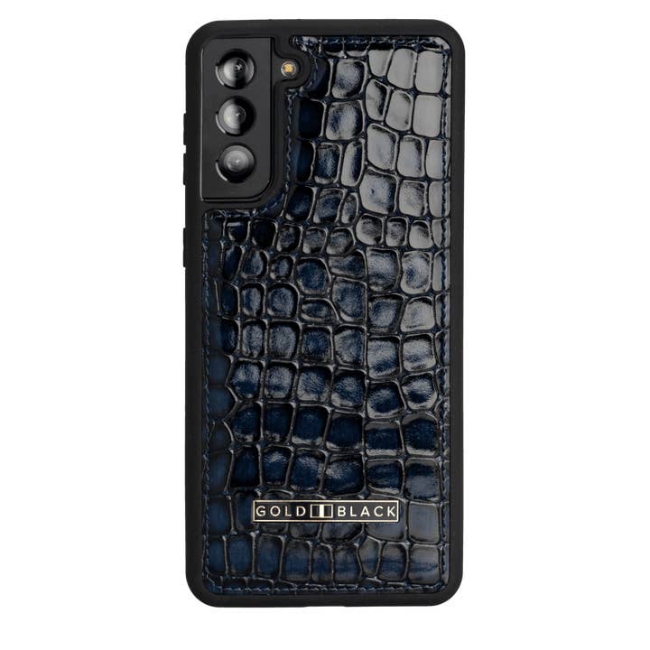 Samsung S21 Plus Milano läderfodral, blå för wholesale av GOLDBLACK