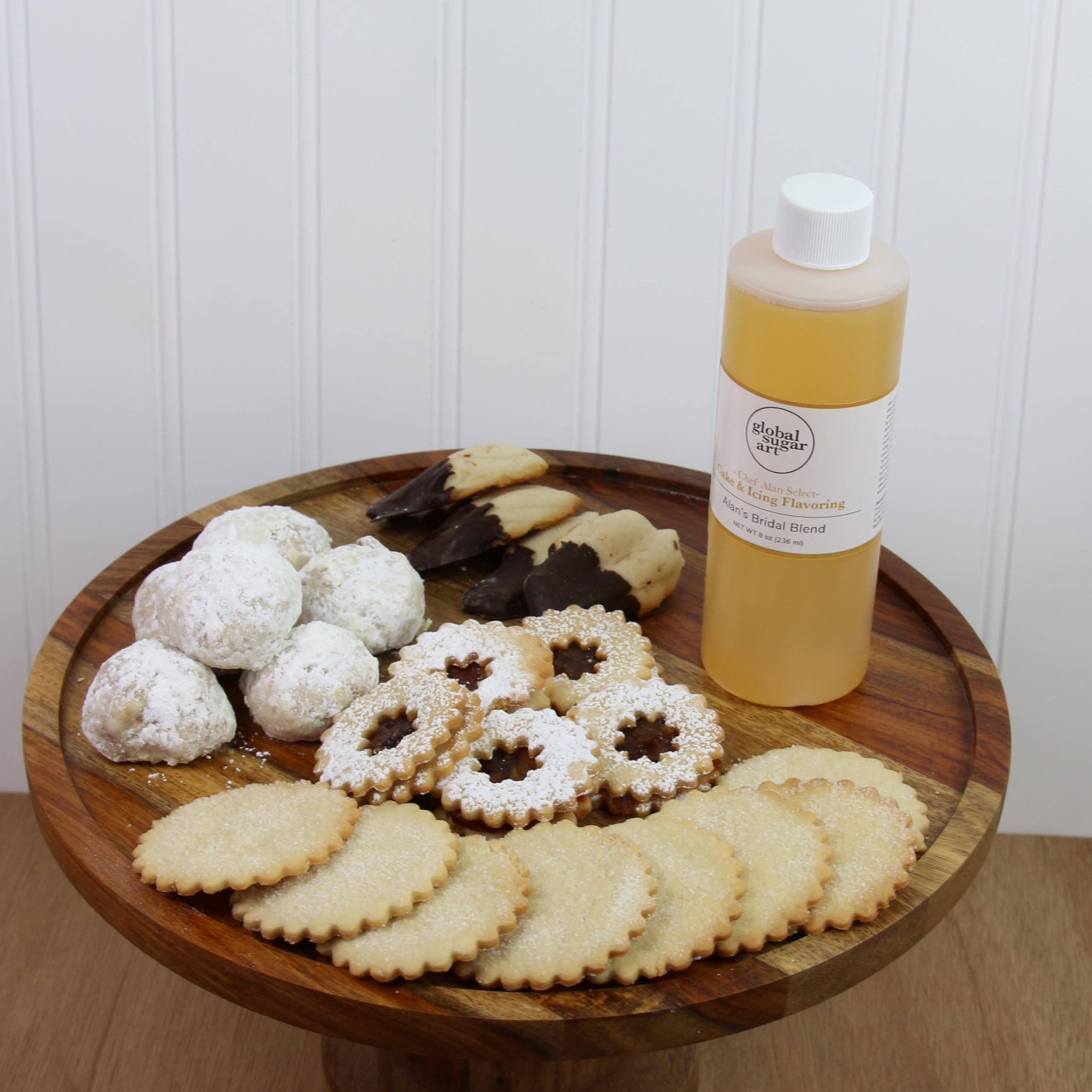 Global Sugar Art - Vendita all'ingrosso Kit decorazione torte - Miscela per Torte Nuziali di Alan, Glassa, Ghiaccia e Aroma per Cottura 8 Once di Global Sugar Art2