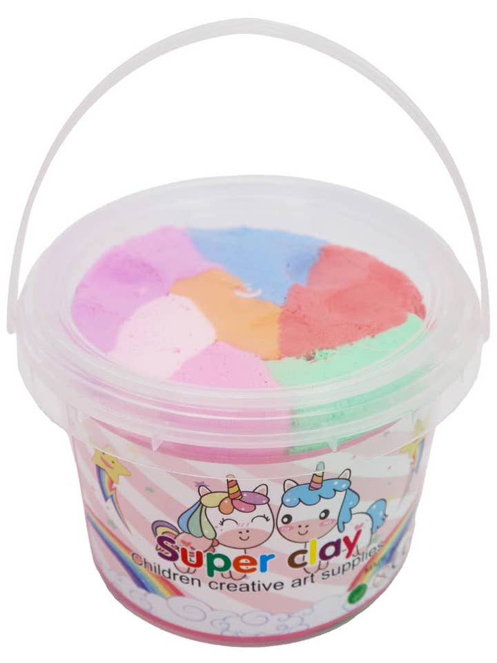 Mix Color Magic Polymer Clay Tub Bucket - 0.5 Liter for wholesale by Cap Zone