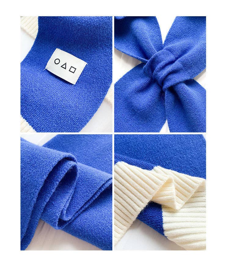 VividLux - Wholesale Wrap - Women's - Cozy Colorblock Knit Shawl13