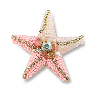 Brooch Felt Starfish for wholesale by Sansira Jewelry