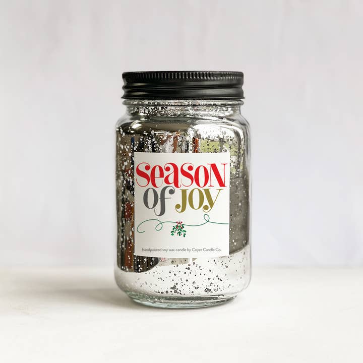 Coyer Candle Co. - Wholesale Jar/Filled Candle - 16 oz Glimmery Pint Jars - *NEW* Winter Scents!