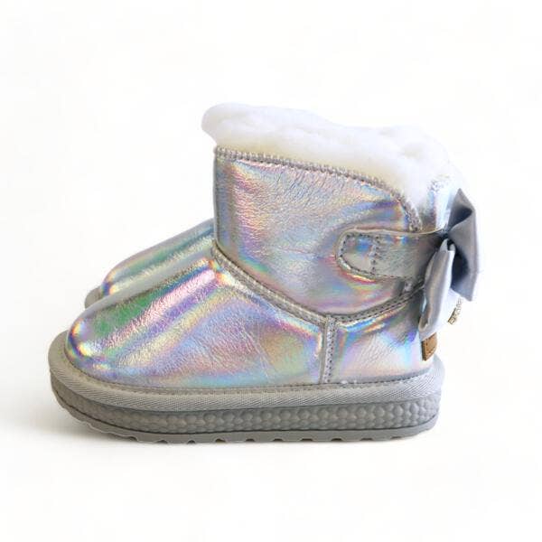 Doe a Dear - Wholesale Laarzen - Kinderen - S3950 Handgemaakte metalen vlinderdas met strassketting3