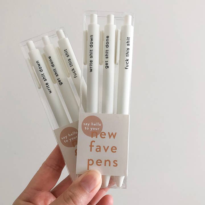 pixel paper hearts - Wholesale Pen - Shit x3 Pen Set1