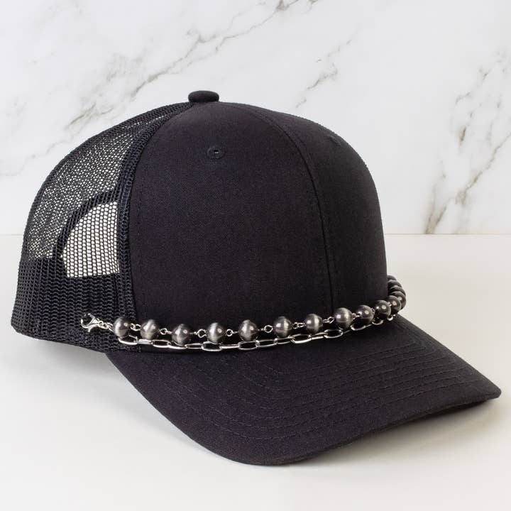 Your Fashion Wholesale - Wholesale Hat Accessory - Women's - Western Beaded Trucker Hat Chain2