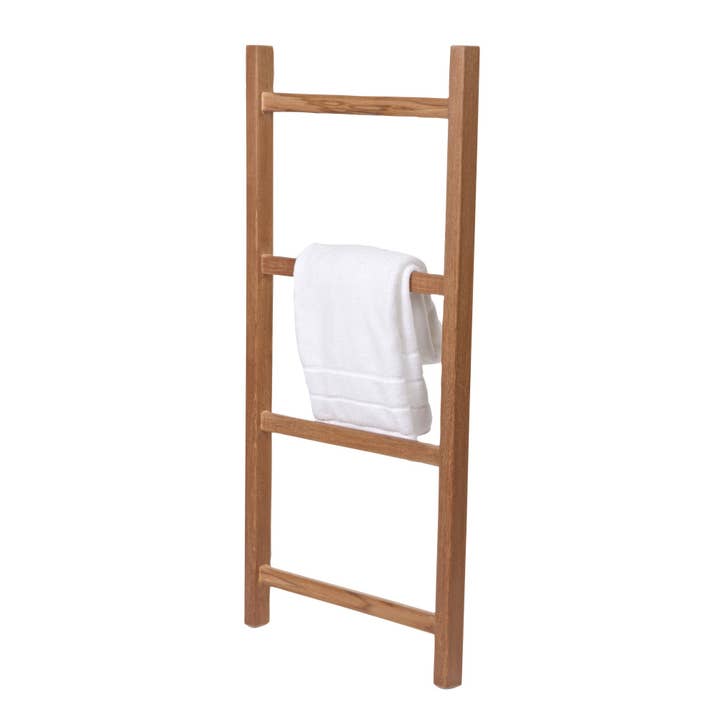 ARB Teak & Specialties - Wholesale Towel Holder/Hanger - Teak Towel Ladder 47" (120 cm) with 4 Bars