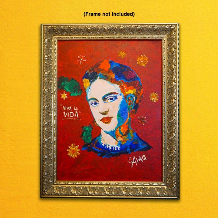 SAVAQ - Wholesale Art print - Frida Kahlo, Painting Printed On Canvas Wall Art Picture For Room Decor, Modern Artwork,music Poster (no Framed)4