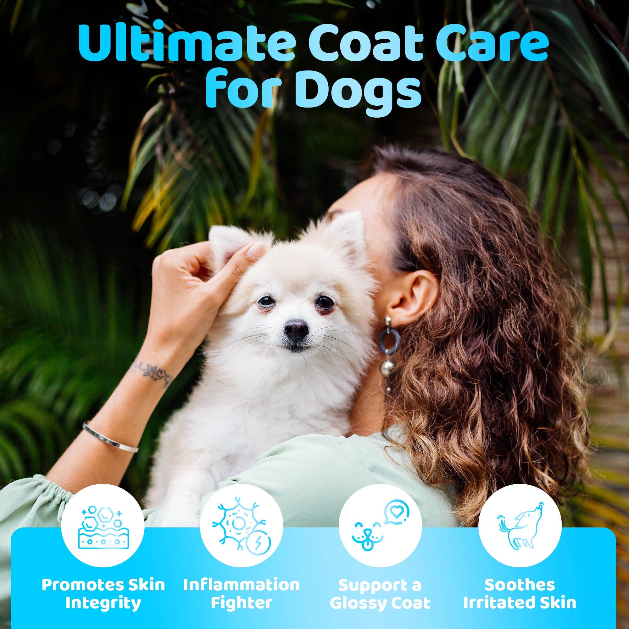 OurPetsLife – wholesale Pet supplement – Dog – Dog Skin & Coat Supplement3