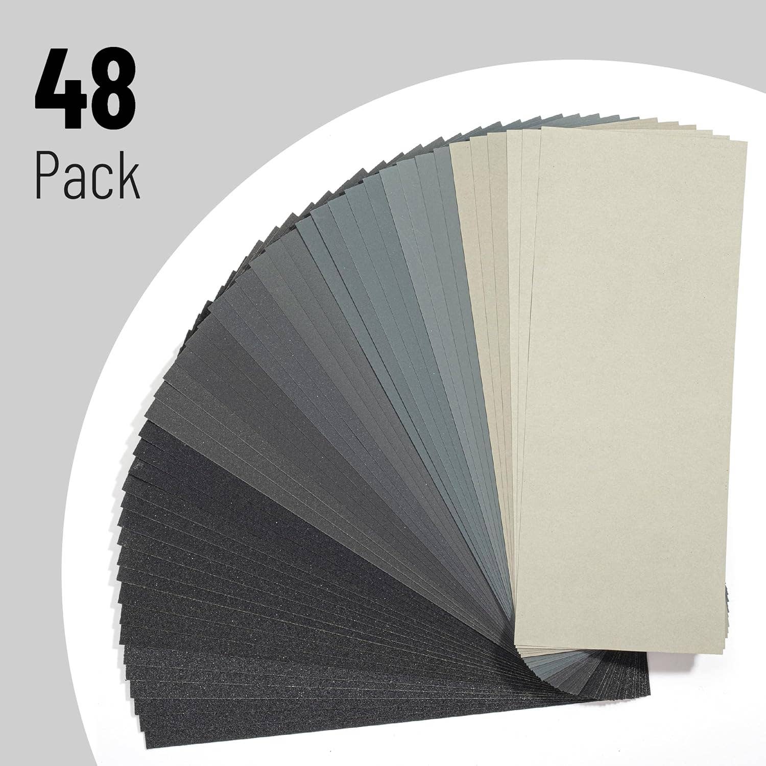 Bates Choice - Wholesale Craft Supplies - Bates- Sandpaper, 48 pcs, 120 to 5000 Grit Assortment1