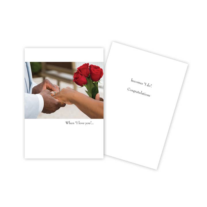 Ringceremonie Etnische Trouwkaart voor wholesale door Sun Day Greetings