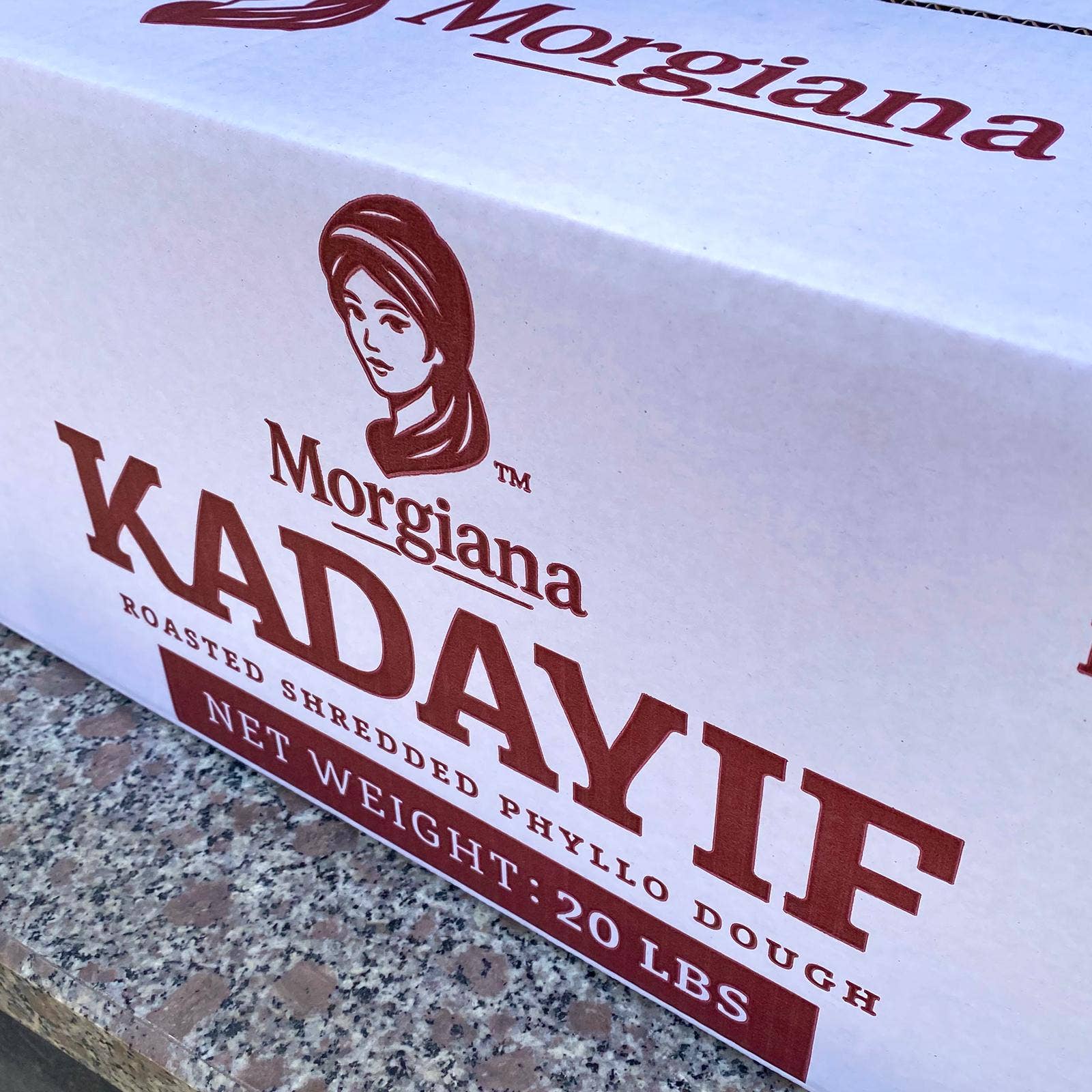 Aladdin – Großhandel Brotbackmischungen – Gerösteter Kataifi/Kadayif - Grob zerkleinerter Filoteig 20 lb3