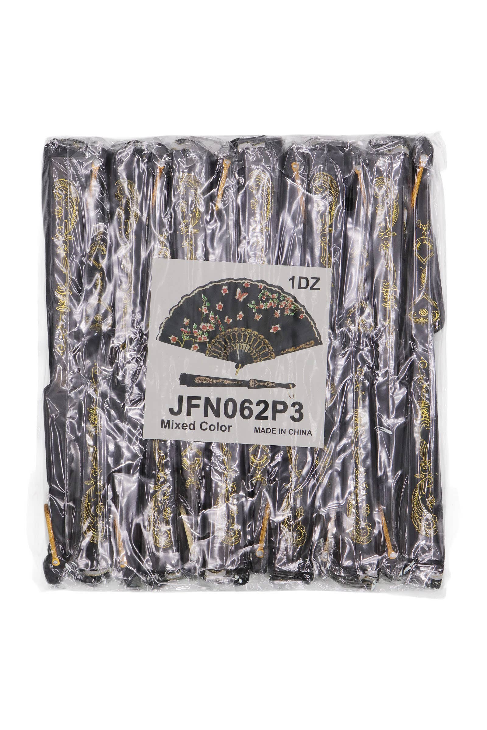 ASSORTED Butterfly Floral Gauzy Hand-held Folding Fan for wholesale on Faire10