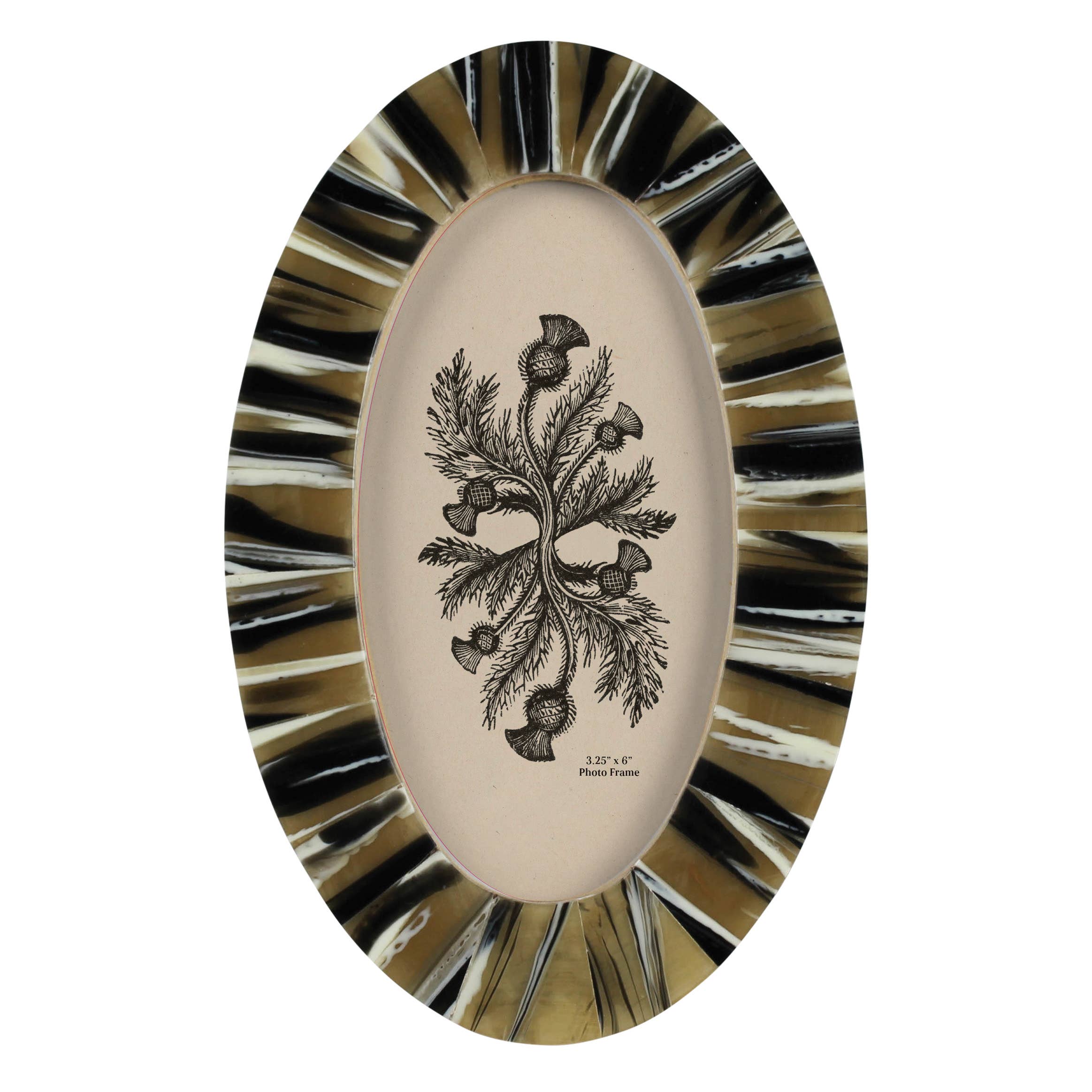 HomArt - Wholesale Picture Frame - Picture Frame - Oval, Marbled Resin 3.25x61