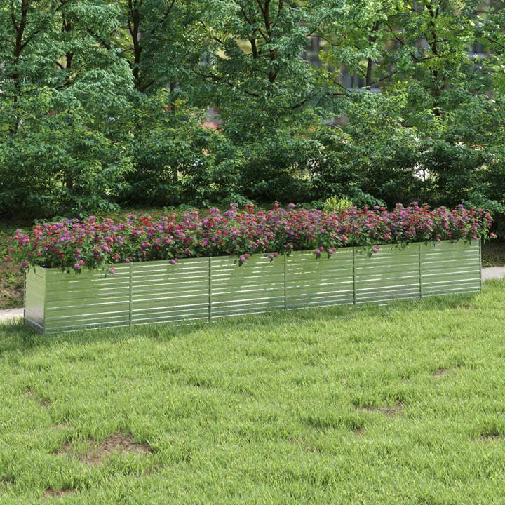 Green's Garden Raised Bed 236.2"x31.5"x30.3" Galvanized Stee for wholesale by Greenwestons