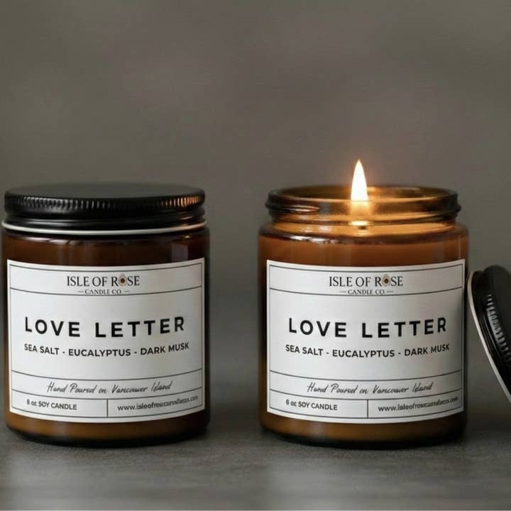 Love Letter for wholesale by Isle of Rose Candle Co.