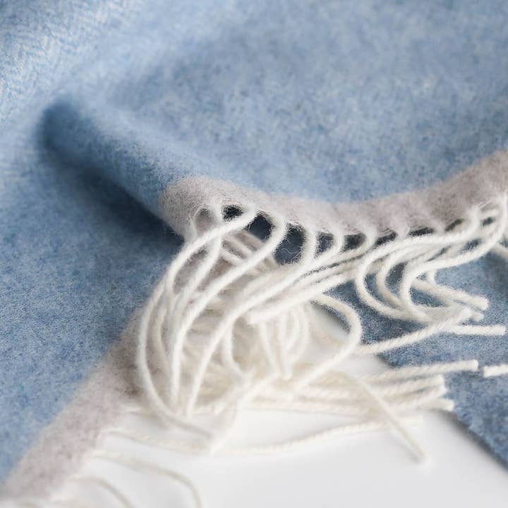 MoST - Wholesale Throw Blanket - Merino/cashmere Throw Blanket MILANO - blue2