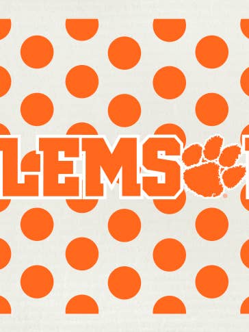 Clemson University 3 Swedish Cloth for wholesale by Wet-it!