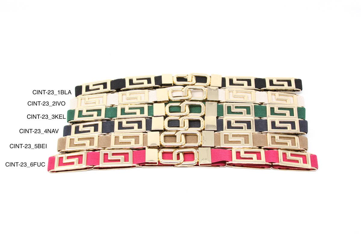 German Fuentes Handbags - Vente Ceinture – femme - CEINTURE ÉLASTIQUE TAILLE UNIQUE CINT-2316