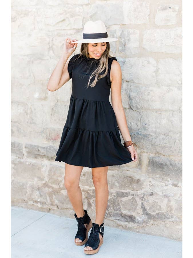 Hipster Row - Vente Robe – femme - Robe babydoll à volants Mattie1