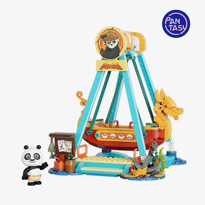 Pantasy/Puremind - Wholesale Building Set - Kids - Kung Fu Panda Pirate Ship Ride