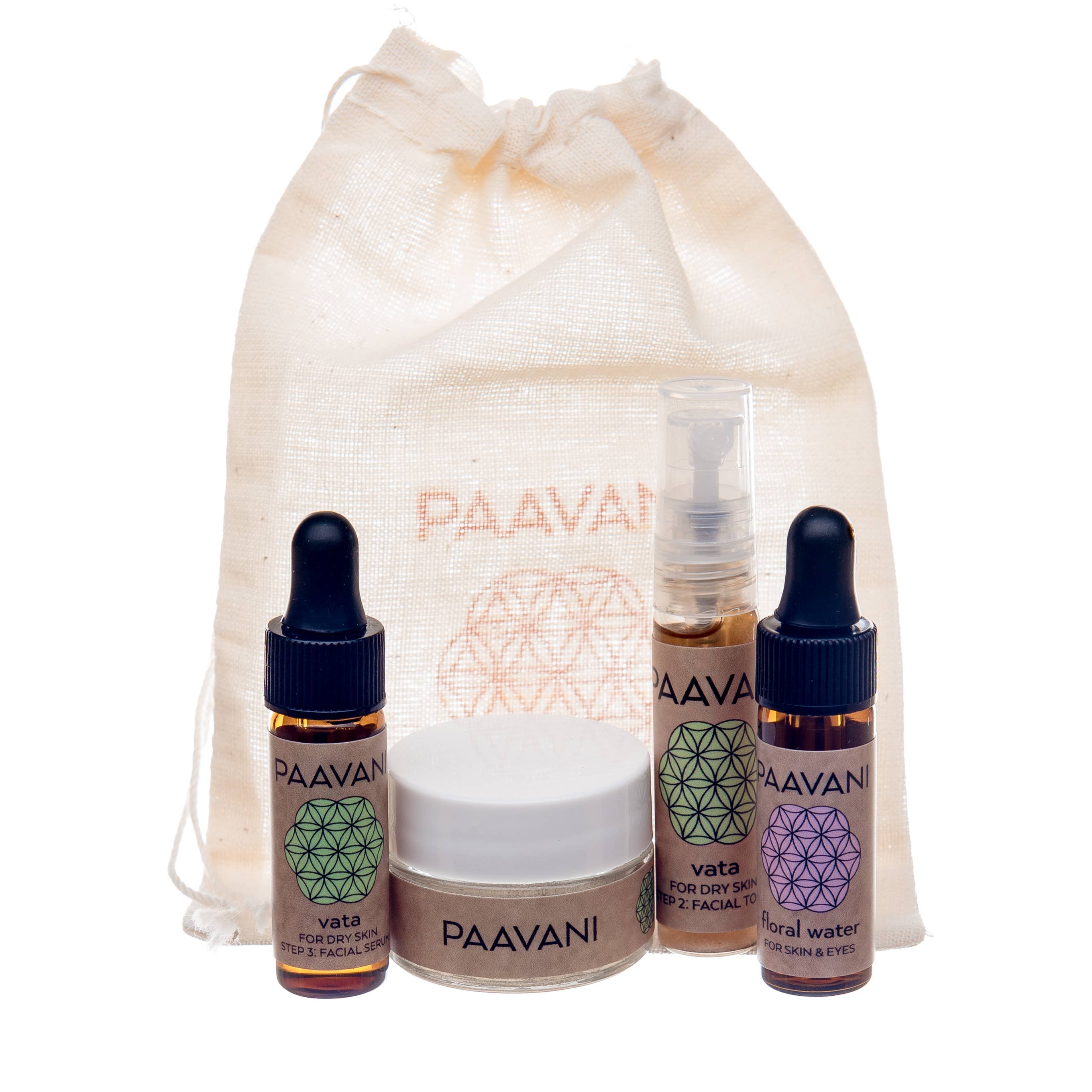 PAAVANI Ayurveda - Wholesale Facial Care Set/Kit - Vata Skincare Ritual – Nourishing Ayurvedic Routine3