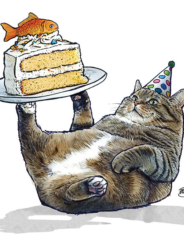 Ønske på en Fisk #341 for engroshandel hos Shawn Braley Illustration