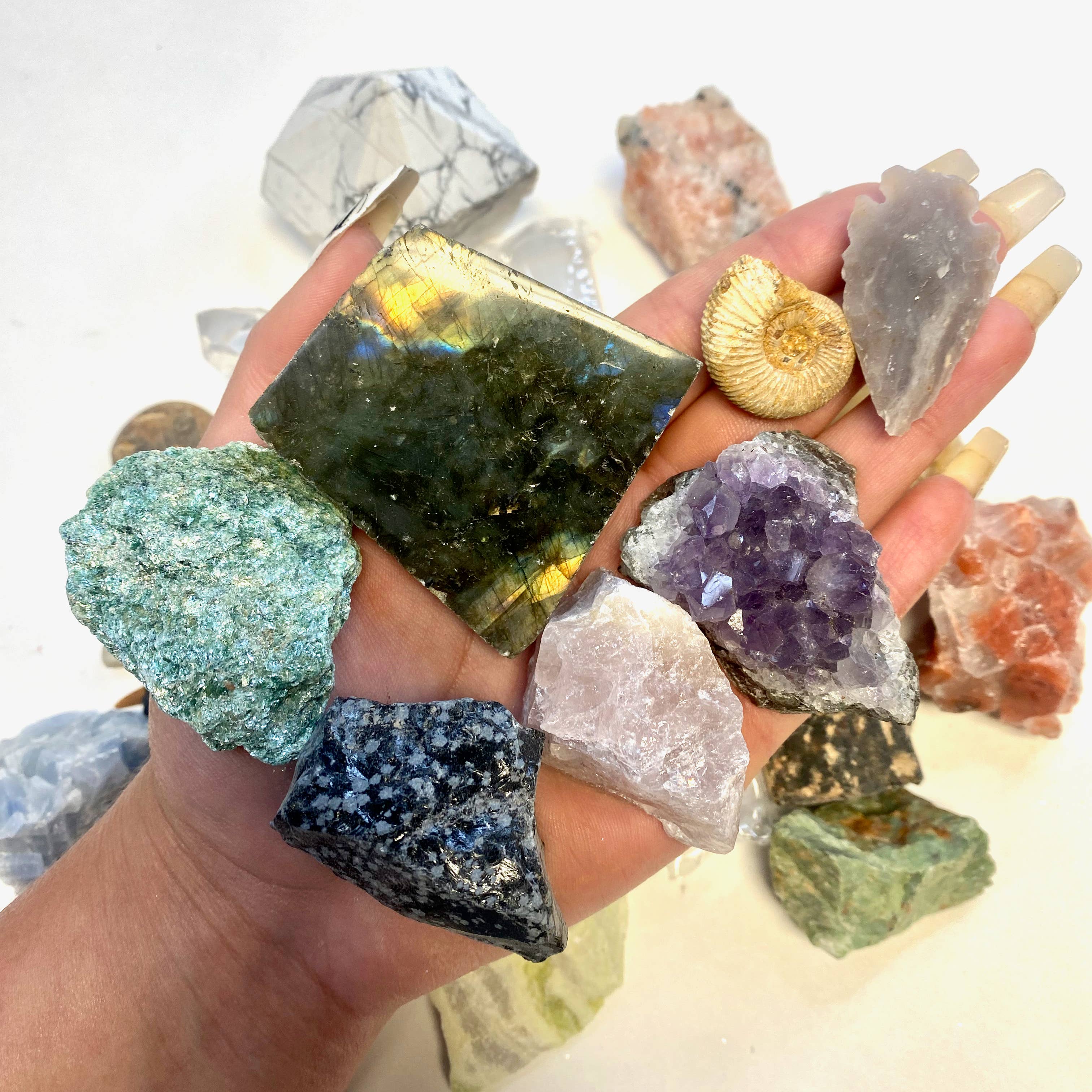 Moon Mountain Gems - Wholesale DIY Craft Kit - 10pc Mega Mining Mix4