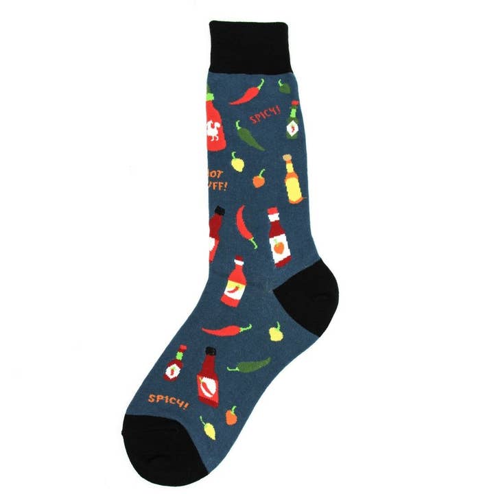 Men's Hot Sauces Socks for wholesale by Foot Traffic Socks