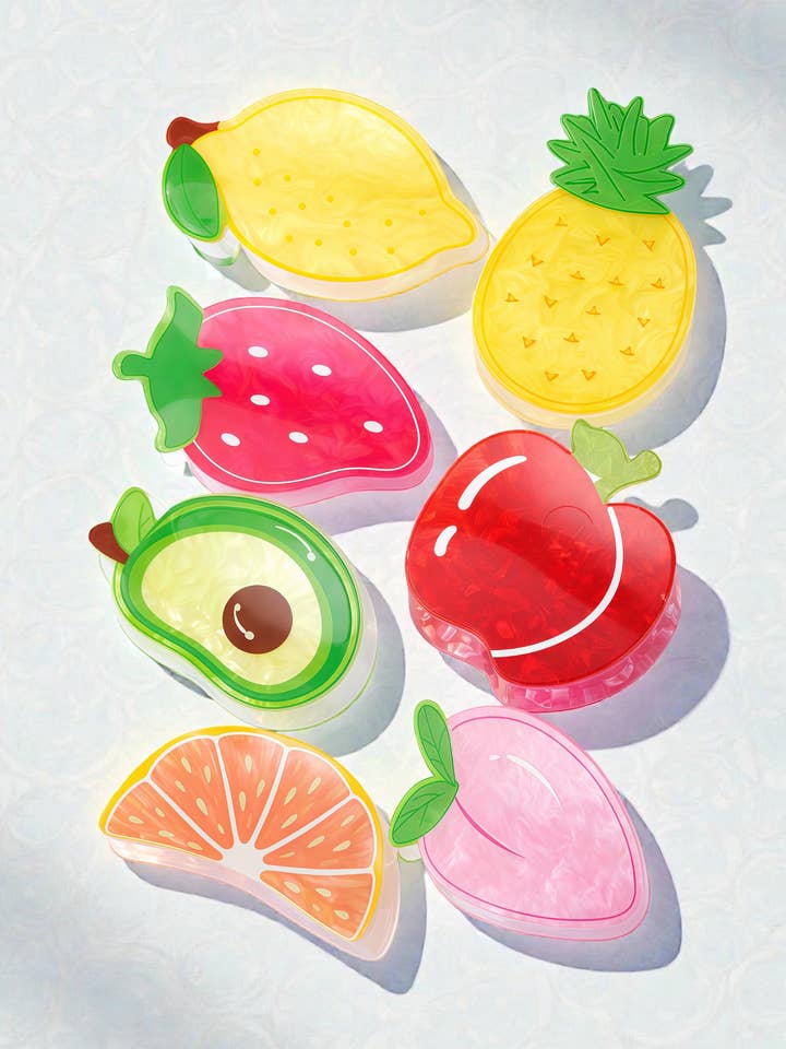 Pince à cheveux fruits YH68 pour la vente par BYREN | ÉLINE L'ATELIER